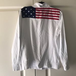 Vineyard vines American flag quarter zip